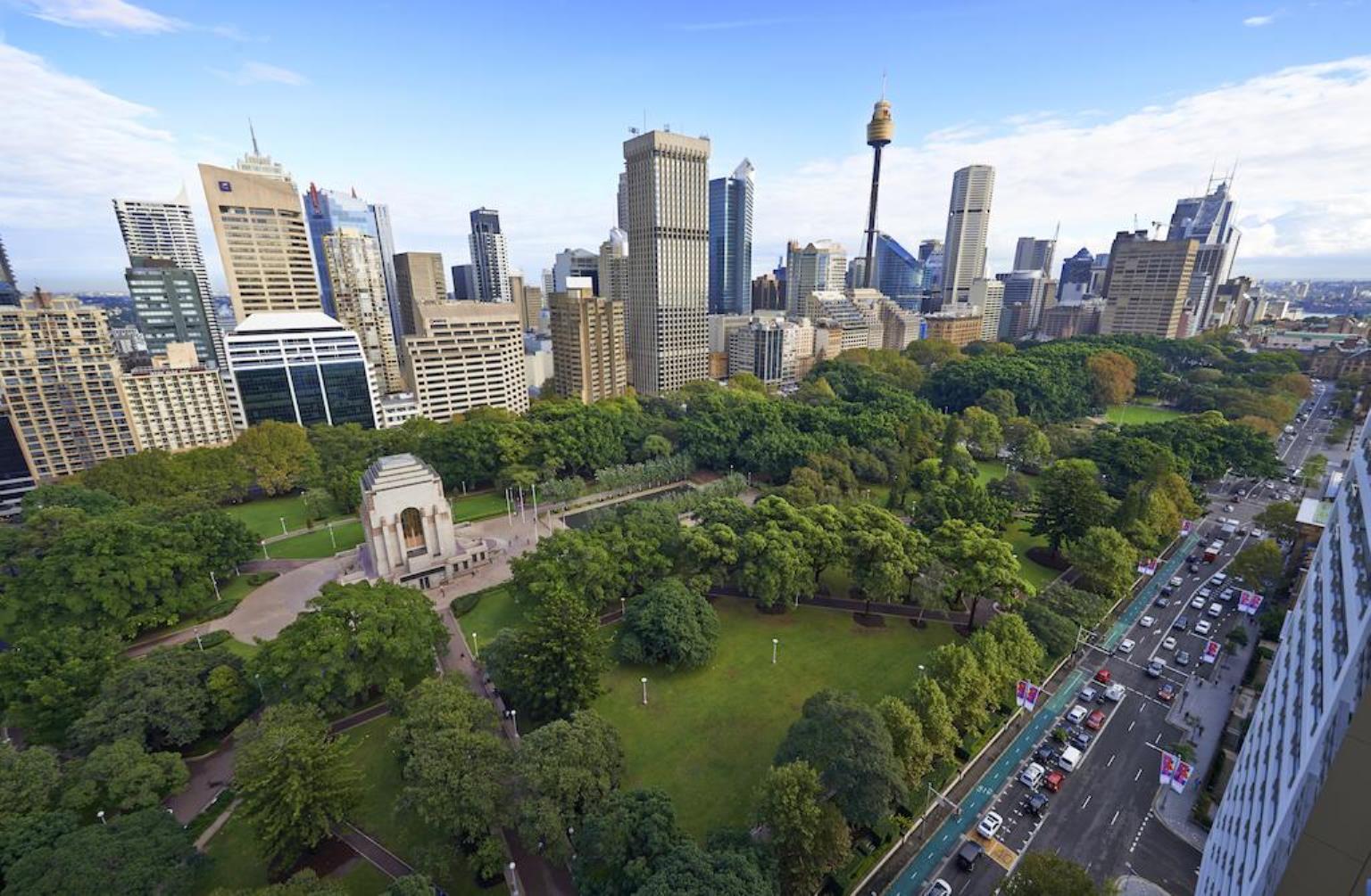 Отель Pullman Sydney Hyde Park Экстерьер фото The Domain, Sydney